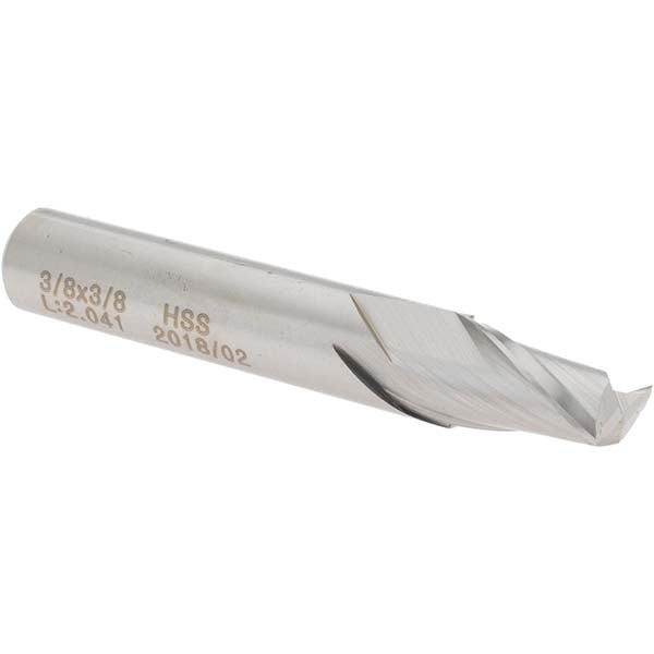 Value Collection 27644 Square End Mill 3/8" Dia, 9/16" LOC, 2 Flute, High Speed Steel