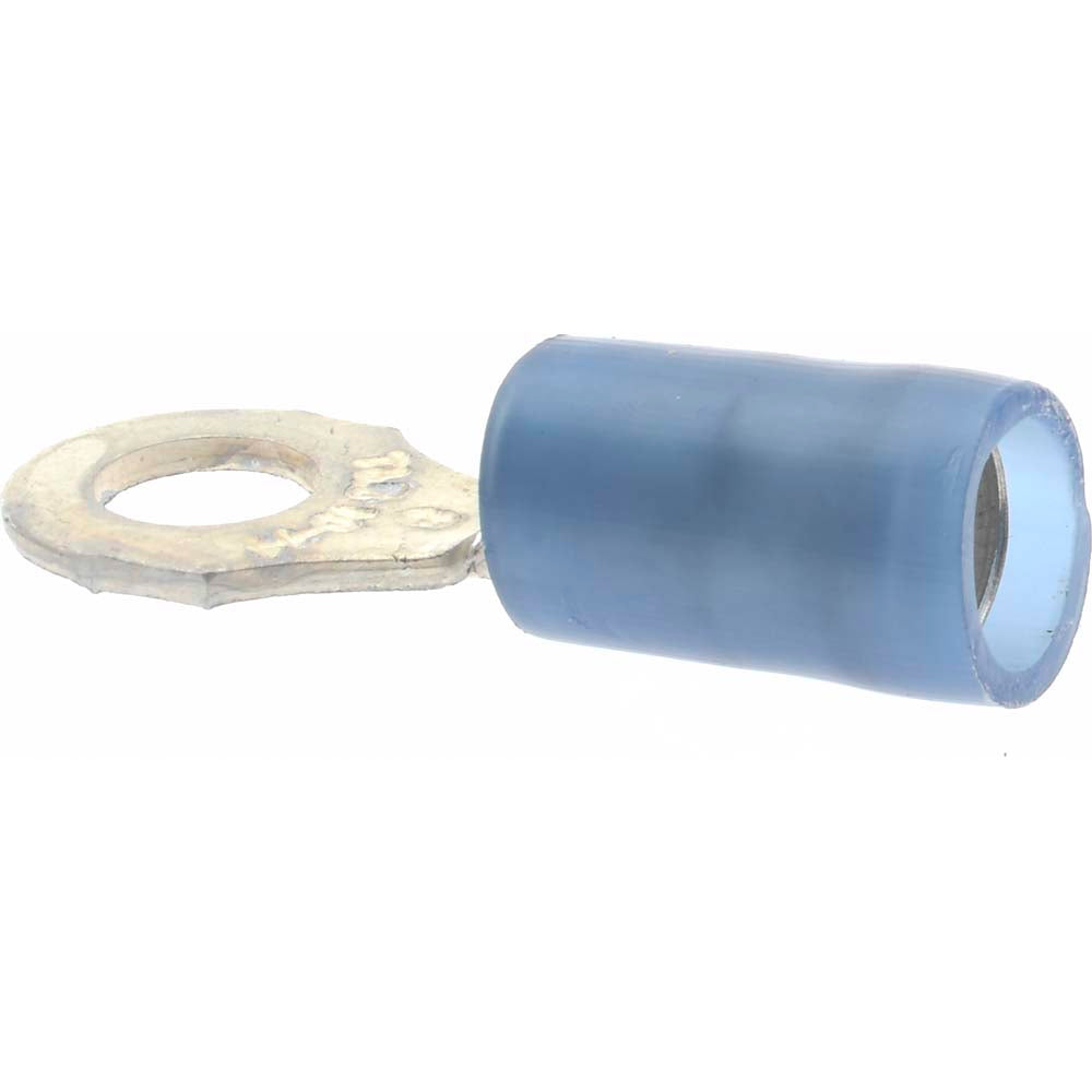 Value Collection BD-18322 D Shaped Ring Terminal Partially Insulated, 16 to 14 AWG, Crimp Connection