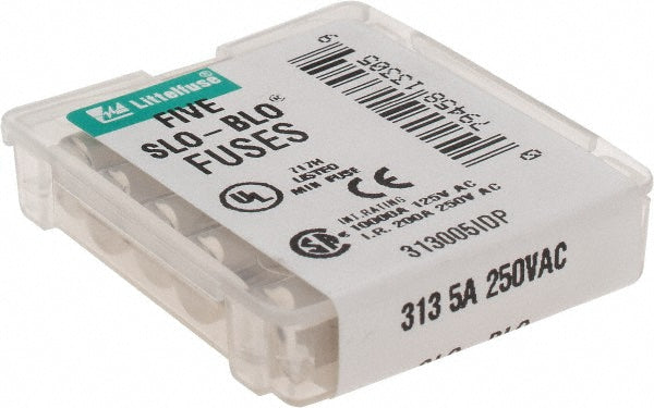 Value Collection BD-29892 Cartridge Time Delay Fuse 5 A, 1-1/4" OAL, 1/4" Dia