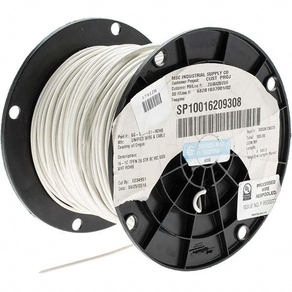 Value Collection BD-17912N Building Wire THHN, 16 AWG, Nylon, Stranded Core, 500' Long
