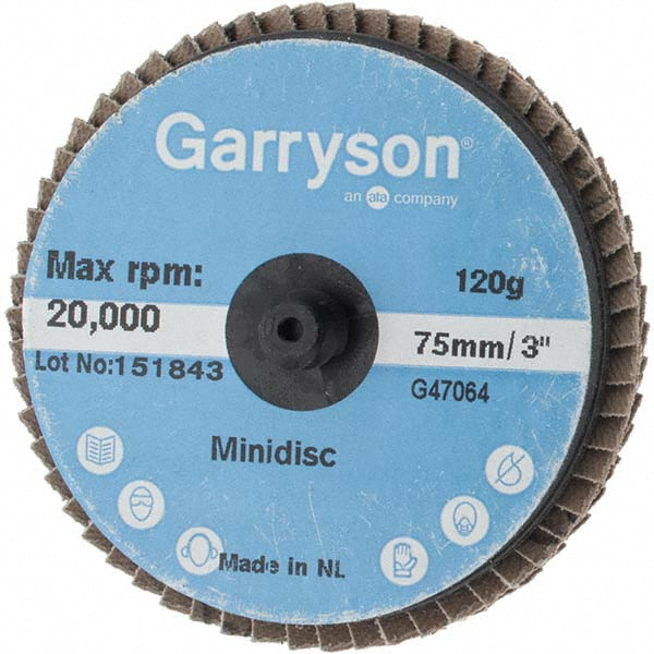 Value Collection KP66950 Flap Disc  3" Dia, 120 Grit, Zirconia Alumina, Type 27