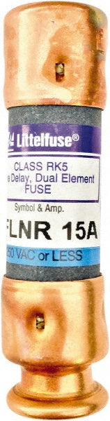 Value Collection BD-29570 Cartridge Time Delay Fuse RK5, 15 A, 2" OAL, 9/16" Dia