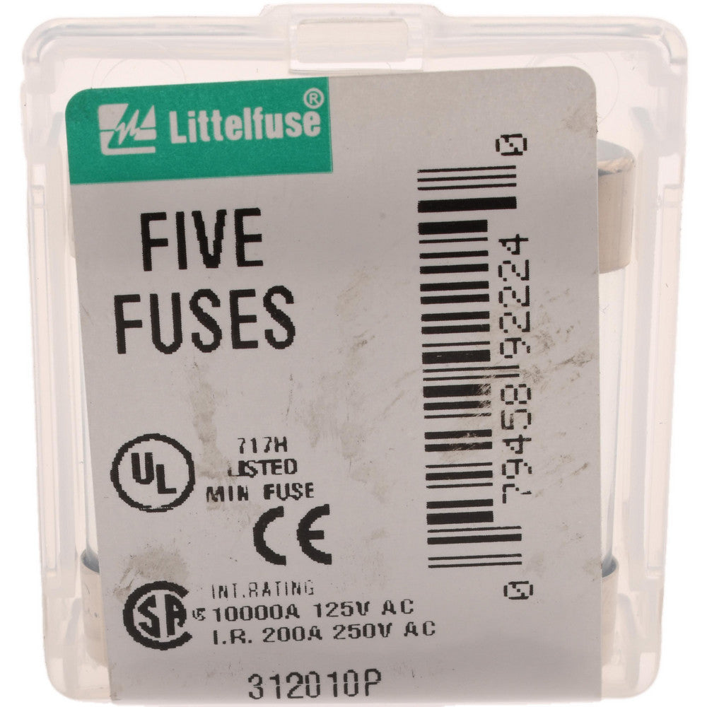 Value Collection BD-998271 Cartridge Fast-Acting Fuse 10 A, 1-1/4" OAL, 1/4" Dia