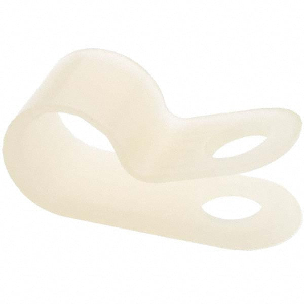 Electro Hardware CC-312-375-23-N Chemical-Resistant Clamp 5/16" Tube, Nylon, White