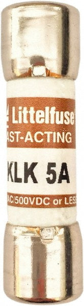 Value Collection BD-29605 Cartridge Fast-Acting Fuse 5 A, 1-1/2" OAL, 13/32" Dia
