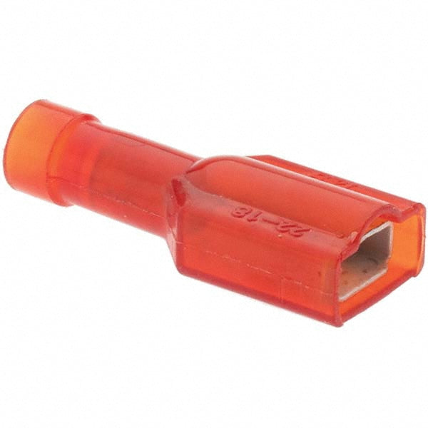 Value Collection BD-18380 Wire Disconnect Female, Red, Nylon, 22-18 AWG, 1/4" Tab Width
