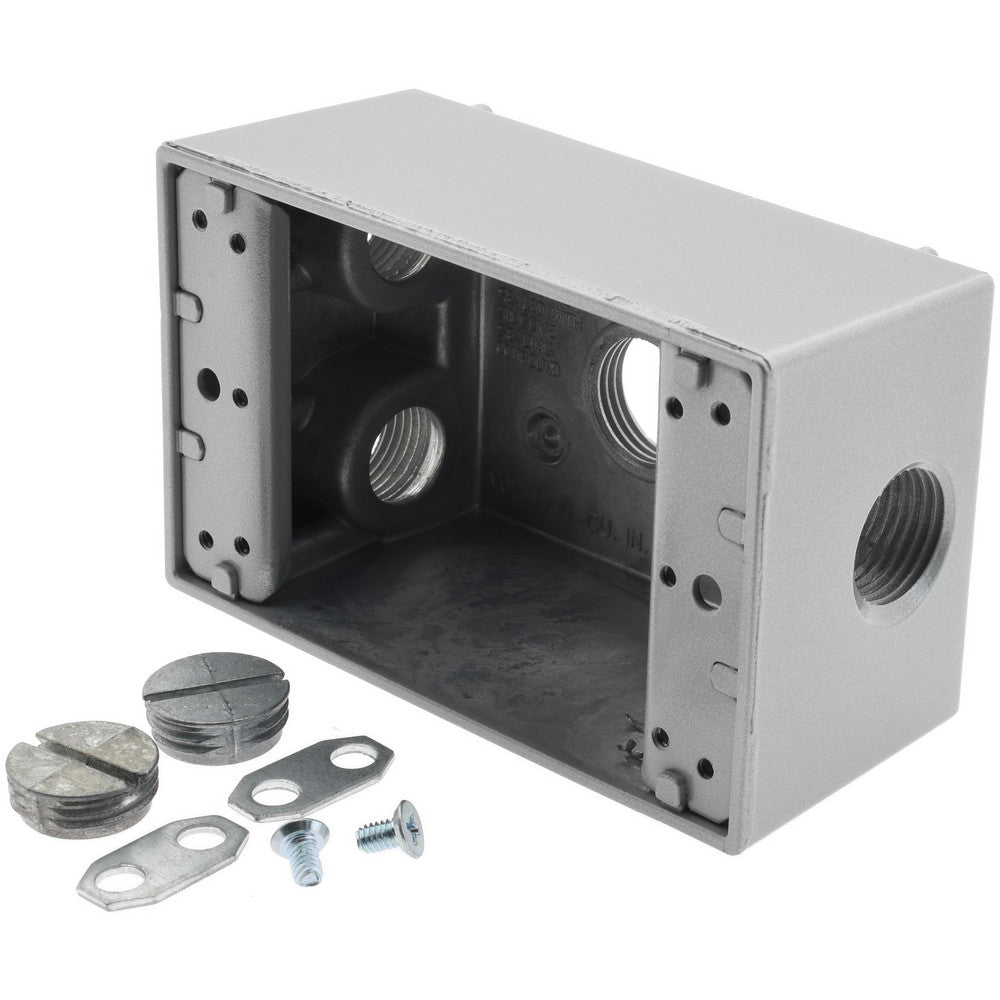 Value Collection BD-17660 Electrical Outlet Box Rectangle, 1 Gang