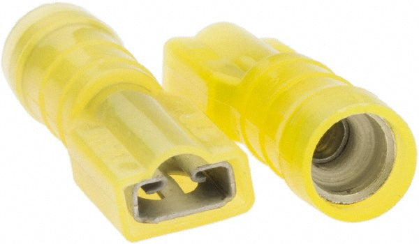 Value Collection BD-18382 Wire Disconnect Female, Yellow, Nylon, 12-10 AWG, 1/4" Tab Width