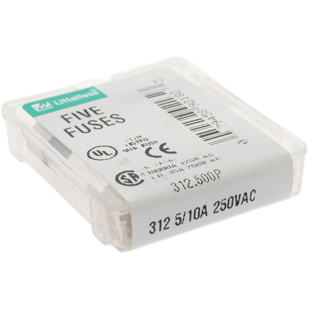 Value Collection BD-29431 Cartridge Fast-Acting Fuse 0.5 A, 1-1/4" OAL, 1/4" Dia