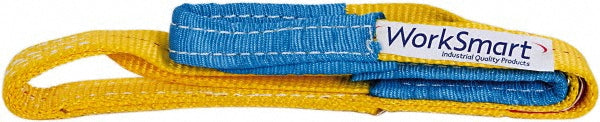 Value Collection WS-MH-SLNG1-203 Twisted Eye & Eye, Type 4 Web Sling 3' Long, Polyester