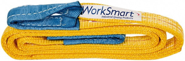Value Collection WS-MH-SLNG1-205 Twisted Eye & Eye, Type 4 Web Sling 6' Long, Polyester