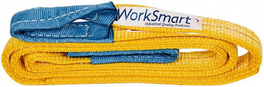 Value Collection WS-MH-SLNG1-205 Twisted Eye & Eye, Type 4 Web Sling 6' Long, Polyester