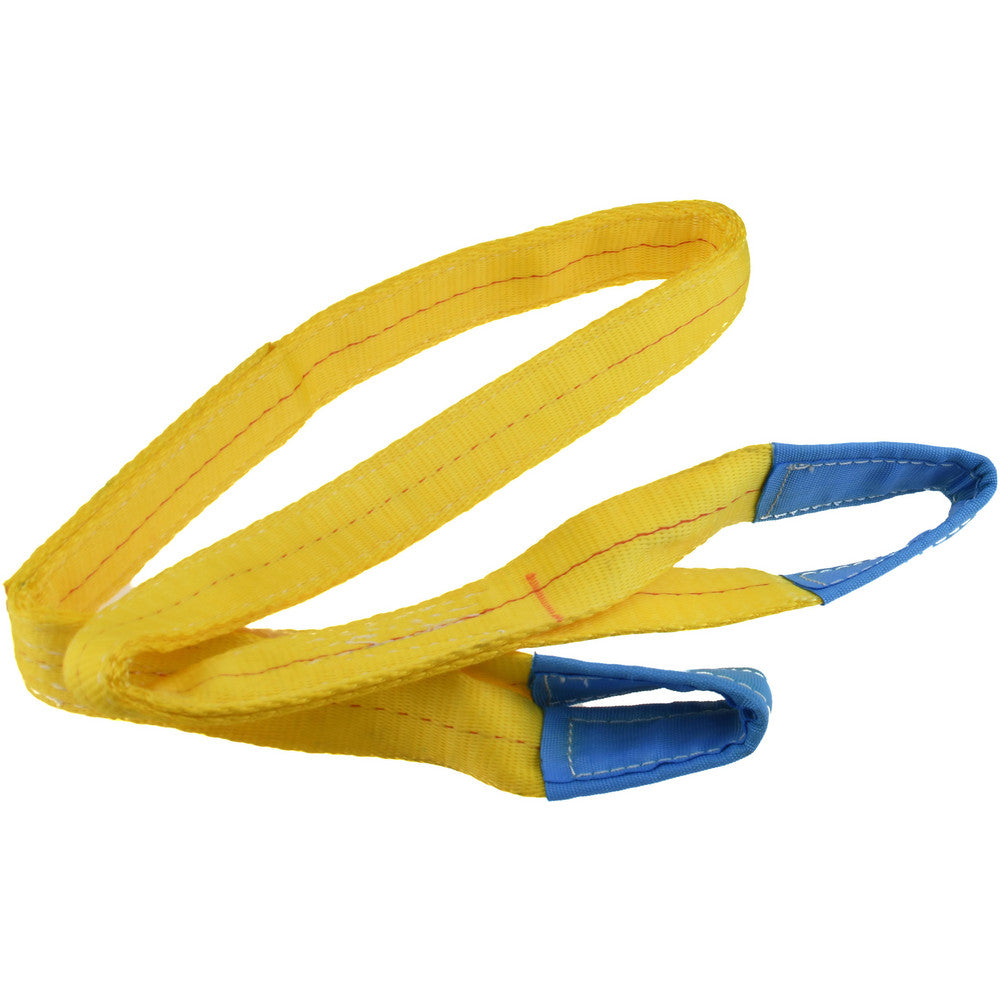 Value Collection WS-MH-SLNG1-209 Twisted Eye & Eye, Type 4 Web Sling 6' Long, Polyester