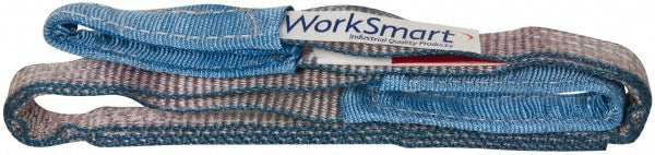 Value Collection WS-MH-SLNG1-275 Flat Eye & Eye, Type 3 Web Sling 3' Long, Polyester