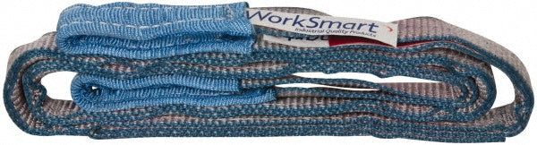 Value Collection WS-MH-SLNG1-278 Flat Eye & Eye, Type 3 Web Sling 6' Long, Polyester
