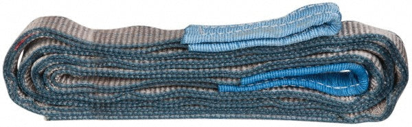Value Collection WS-MH-SLNG1-280 Flat Eye & Eye, Type 3 Web Sling 8' Long, Polyester