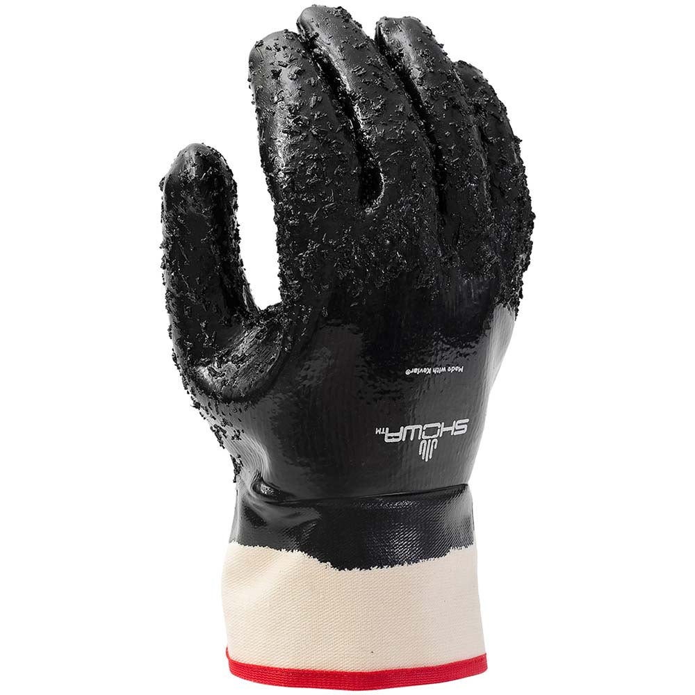 SHOWA 7965R-10 Cut-Resistant Gloves Size XL, ANSI Cut A3, Nitrile, Kevlar