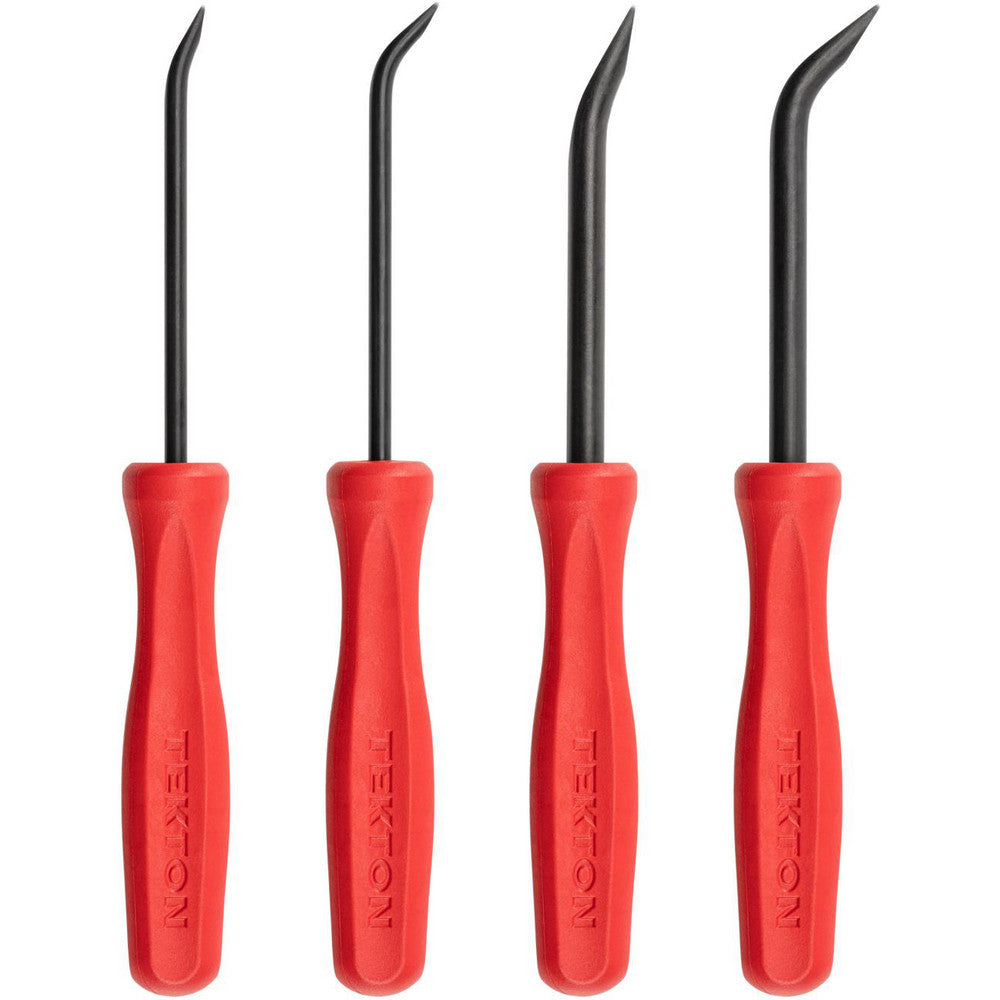 Tekton LRD90803 Prybar Sets Set Type Mini Pry Bar Set  Tip Type Chisel  Material Steel  Overall Length (Decimal Inch) 6.6000  Bar Shape Round  Shaft Length 3.0in