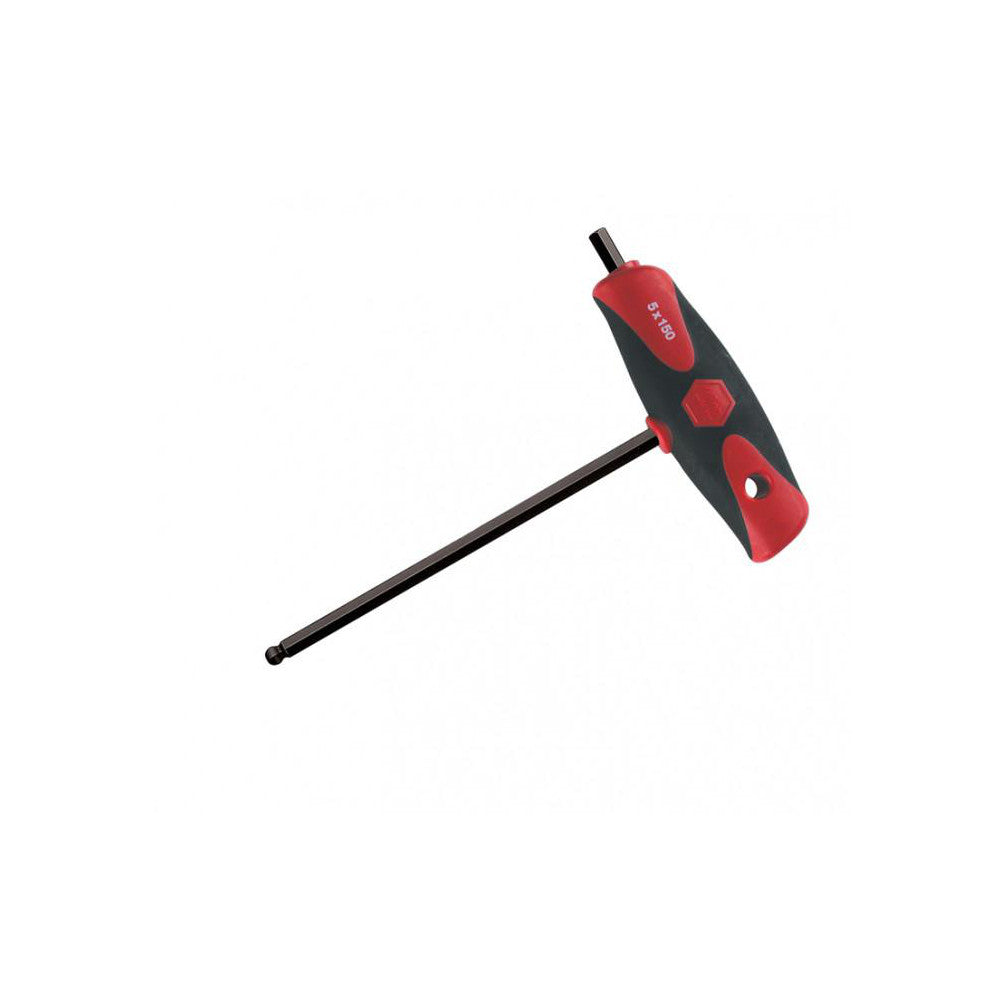 Wiha 33454 Hex Key 8.00 mm Hex, Hex End, T-Handle Cushion Grip