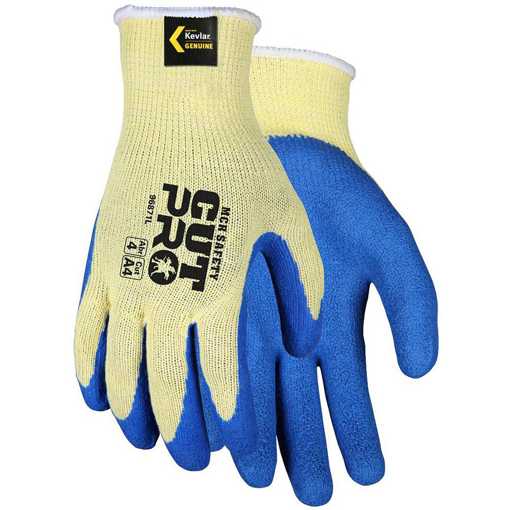MCR Safety 96871L Cut, Puncture & Abrasion-Resistant Gloves Memphis® 96871, Size Large, ANSI Cut A4, ANSI Puncture 5, Kevlar Lined, Kevlar