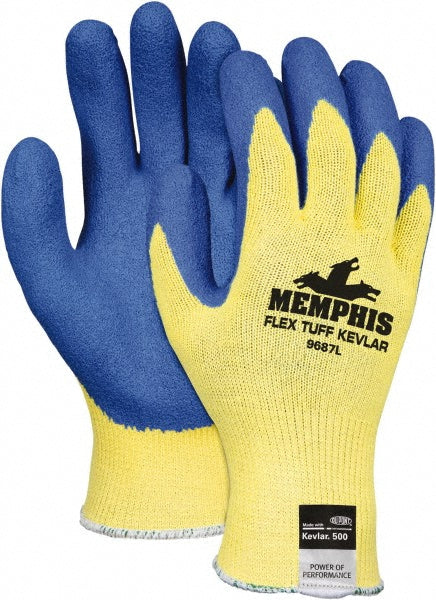 MCR Safety 9687S Cut, Puncture & Abrasion-Resistant Gloves Memphis® 9687, Size Small, ANSI Cut A3, ANSI Puncture 5, Kevlar Lined, Kevlar