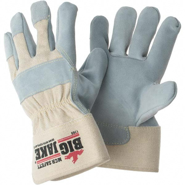MCR Safety 1702L Cut, Puncture & Abrasion-Resistant Gloves Big Jake® 1702, Size Large, ANSI Cut A3, ANSI Puncture 5, Uncoated, Cowhide