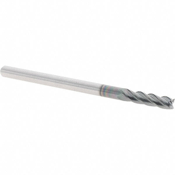 Supermill 5251060 Square End Mill 1/8" Dia, 1/2" LOC, 4 Flute, Solid Carbide