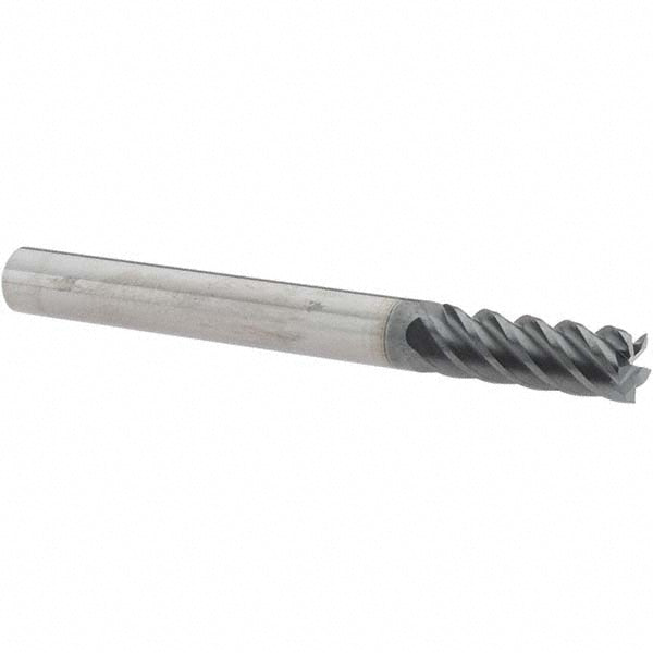 Supermill 5254526 Square End Mill 1/4'' Dia, 3/4'' LOC, 1/4'' Shank Dia, 2-1/2'' OAL, 5 Flutes, Solid Carbide