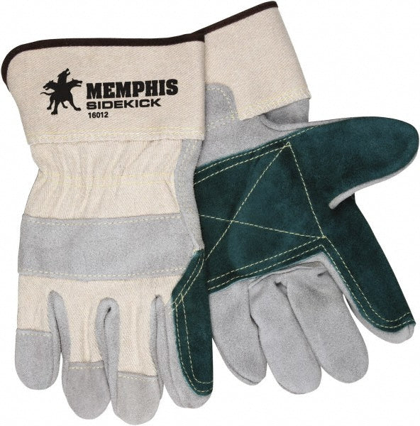 MCR Safety 16012L Work Gloves Memphis® Size Large, Cowhide Leather, General Purpose