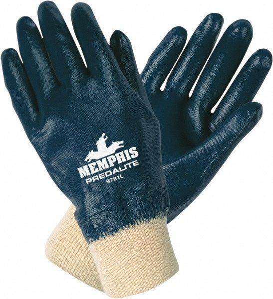 MCR Safety 9781M Chemical Resistant Gloves Predalite® Size Medium, Nitrile, Supported
