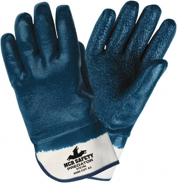 MCR Safety 9761RS Cut, Puncture & Abrasion-Resistant Gloves Predator® 9761R, Size Small, ANSI Cut A3, ANSI Puncture 3, Nitrile, Jersey