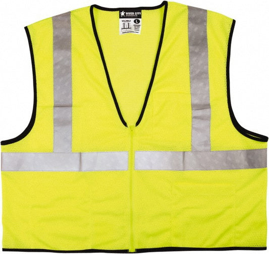 MCR Safety VCL2MLZL High Visibility Vest Large