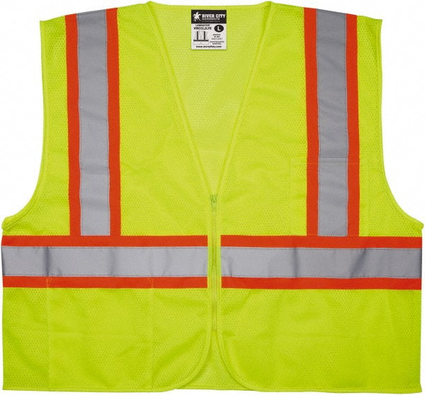 MCR Safety VWCCL2LFRX2 High Visibility Vest 2X-Large