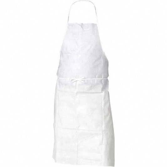 KleenGuard 43744 Disposable Bib Apron White