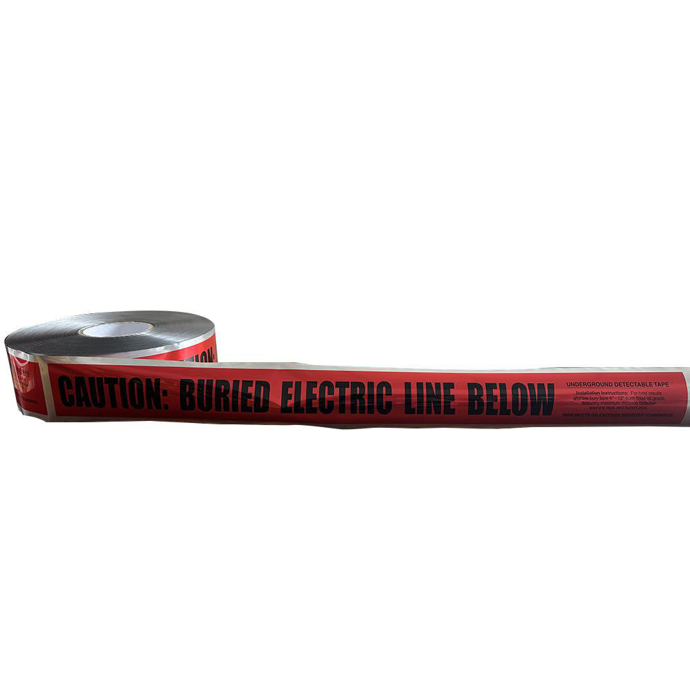 PRO-SAFE DT-ELEC-531000 Caution - Buried Electric Line Below, Detectable Underground Tape