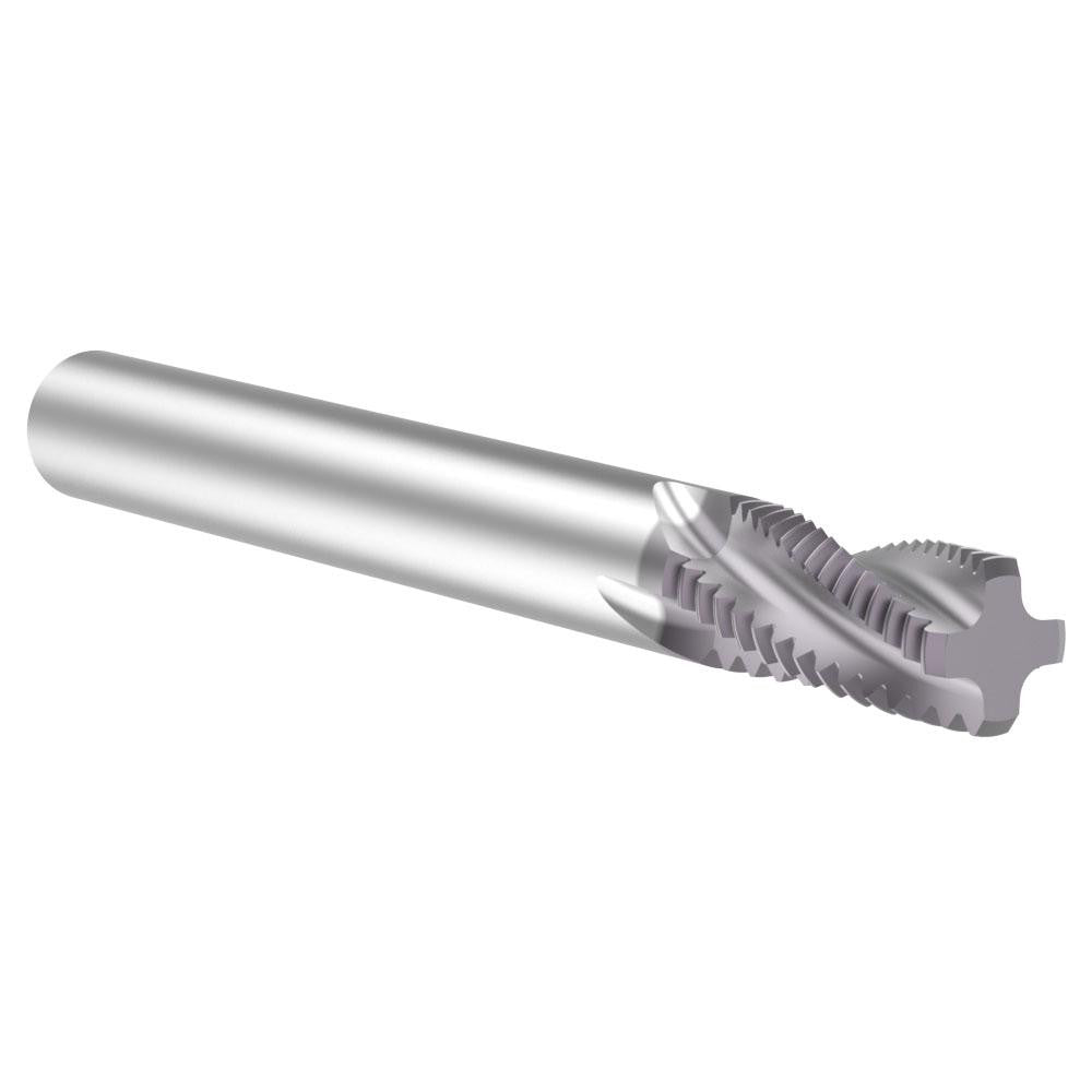 Allied Machine and Engineering TM19BSPP Helical Flute Thread Mill 1/4 & 3/8, Internal & External, 4 Flute, 0.312" Shank Dia, Solid Carbide