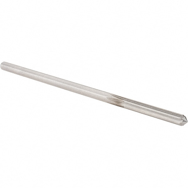 Alvord Polk 00294 Chucking Reamer 0.1865" Dia, 4-1/2" OAL, 1-1/8" Flute Length, Straight Flute, Straight-Cylindrical Shank, Cobalt Steel