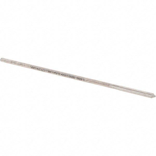 Alvord Polk 10074 Chucking Reamer 0.0650" Dia, 2-1/2" OAL, 1/2" Flute Length, Straight Flute, Straight-Cylindrical Shank, HSS