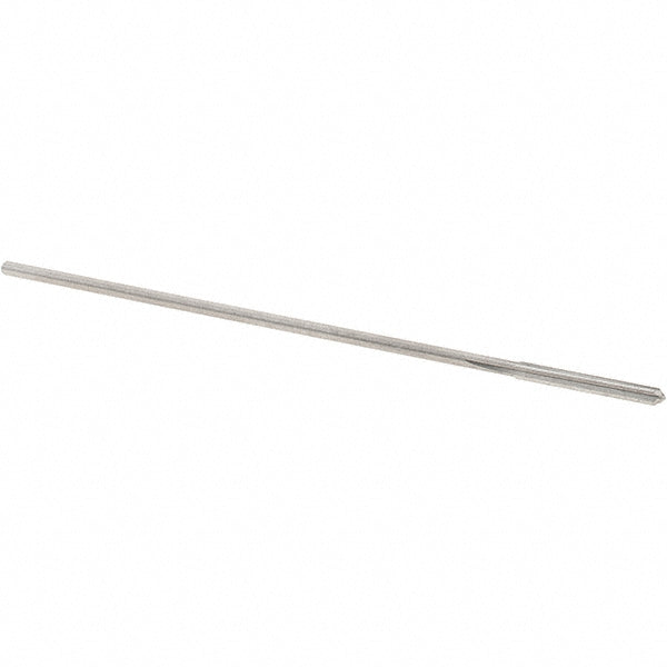 Alvord Polk 10062 Chucking Reamer 0.0590" Dia, 2-1/2" OAL, 1/2" Flute Length, Straight Flute, Straight-Cylindrical Shank, HSS
