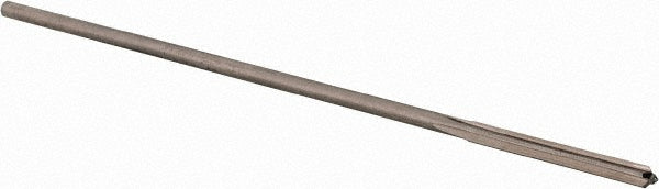 Alvord Polk 10100 Chucking Reamer 0.0780" Dia, 3" OAL, 3/4" Flute Length, Straight Flute, Straight-Cylindrical Shank, HSS