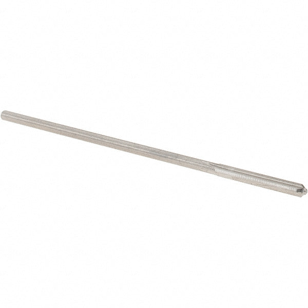 Alvord Polk 10125 Chucking Reamer 0.0905" Dia, 3" OAL, 3/4" Flute Length, Straight Flute, Straight-Cylindrical Shank, HSS