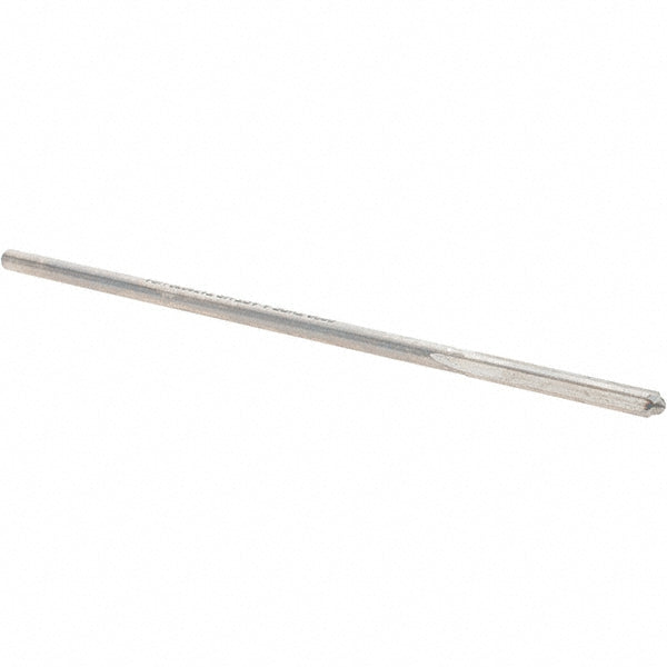Alvord Polk 10128 Chucking Reamer 0.0920" Dia, 3" OAL, 3/4" Flute Length, Straight Flute, Straight-Cylindrical Shank, HSS