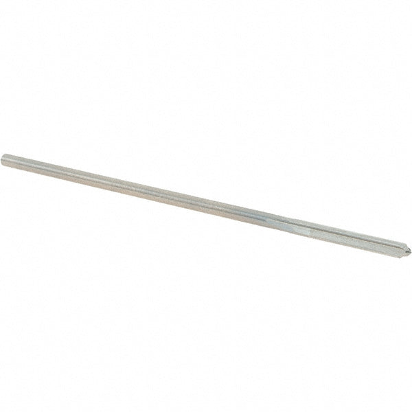 Alvord Polk 10132 Chucking Reamer 0.0940" Dia, 3" OAL, 3/4" Flute Length, Straight Flute, Straight-Cylindrical Shank, HSS