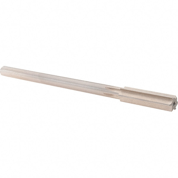 Alvord Polk 10900 Chucking Reamer 0.4760" Dia, 8" OAL, 2" Flute Length, Straight Flute, Straight-Cylindrical Shank, HSS