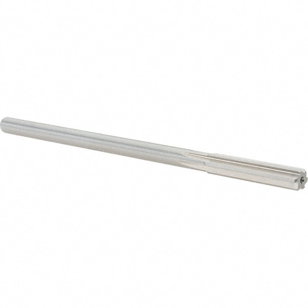 Alvord Polk 10568 Chucking Reamer 0.3100" Dia, 6" OAL, 1-1/2" Flute Length, Straight Flute, Straight-Cylindrical Shank, HSS