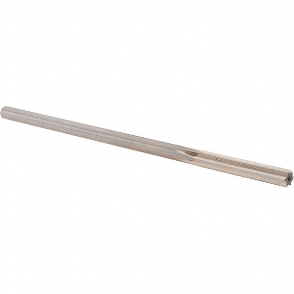 Alvord Polk 10455 Chucking Reamer 0.2535" Dia, 6" OAL, 1-1/2" Flute Length, Straight Flute, Straight-Cylindrical Shank, HSS