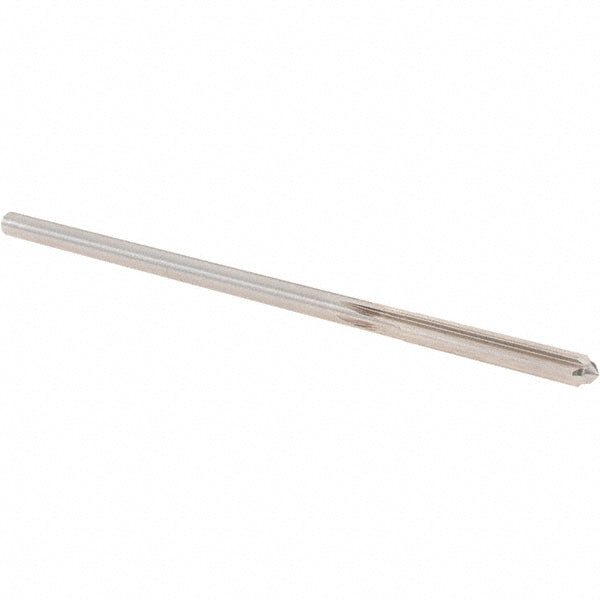 Alvord Polk 10281 Chucking Reamer 0.1670" Dia, 4-1/2" OAL, 1-1/8" Flute Length, Straight Flute, Straight-Cylindrical Shank, HSS