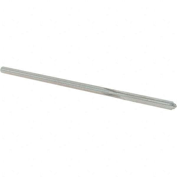 Alvord Polk 10194 Chucking Reamer 0.1235" Dia, 3-1/2" OAL, 7/8" Flute Length, Straight Flute, Straight-Cylindrical Shank, HSS