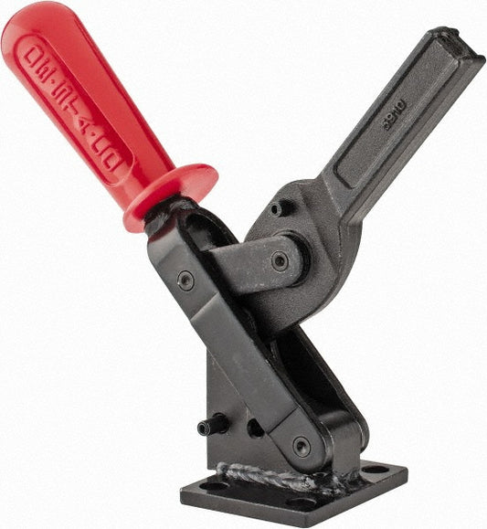 De-Sta-Co 5910 Manual Hold-Down Toggle Clamp Vertical, 1,600.64 lb Capacity, Solid Bar, Flanged Base