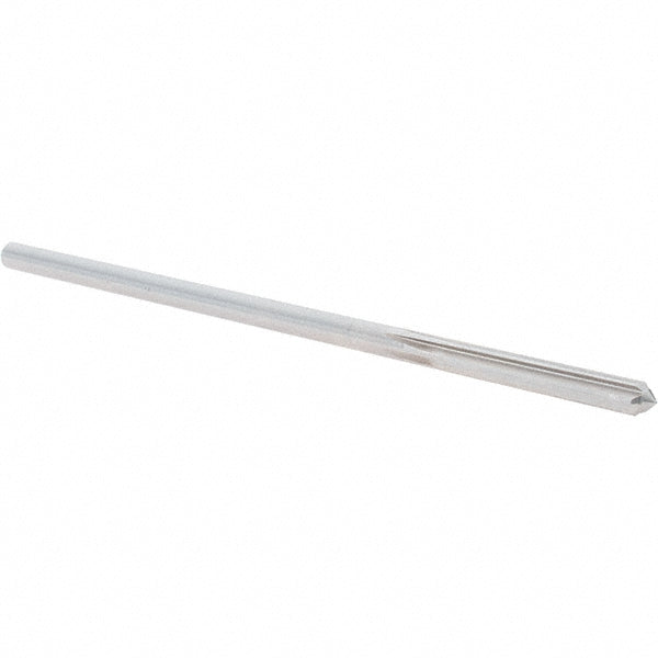 Alvord Polk 10308 Chucking Reamer 0.1805" Dia, 4-1/2" OAL, 1-1/8" Flute Length, Straight Flute, Straight-Cylindrical Shank, HSS